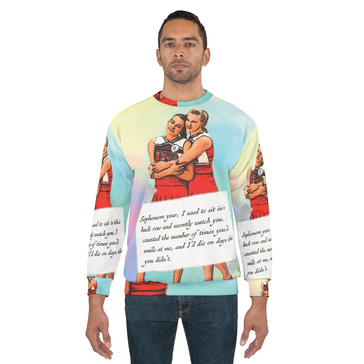 Glee Brittana Watercolor Sweatshirt - men