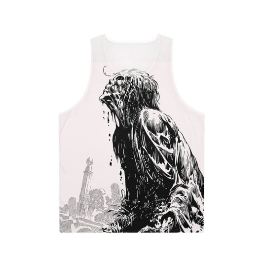 Bernie Wrightson horror comics unisex tank top