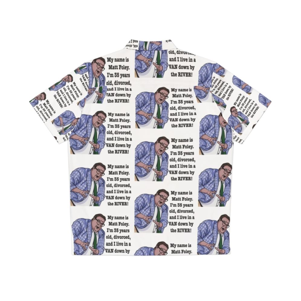 Matt Foley Crazy Hands Hawaiian Shirt - Back