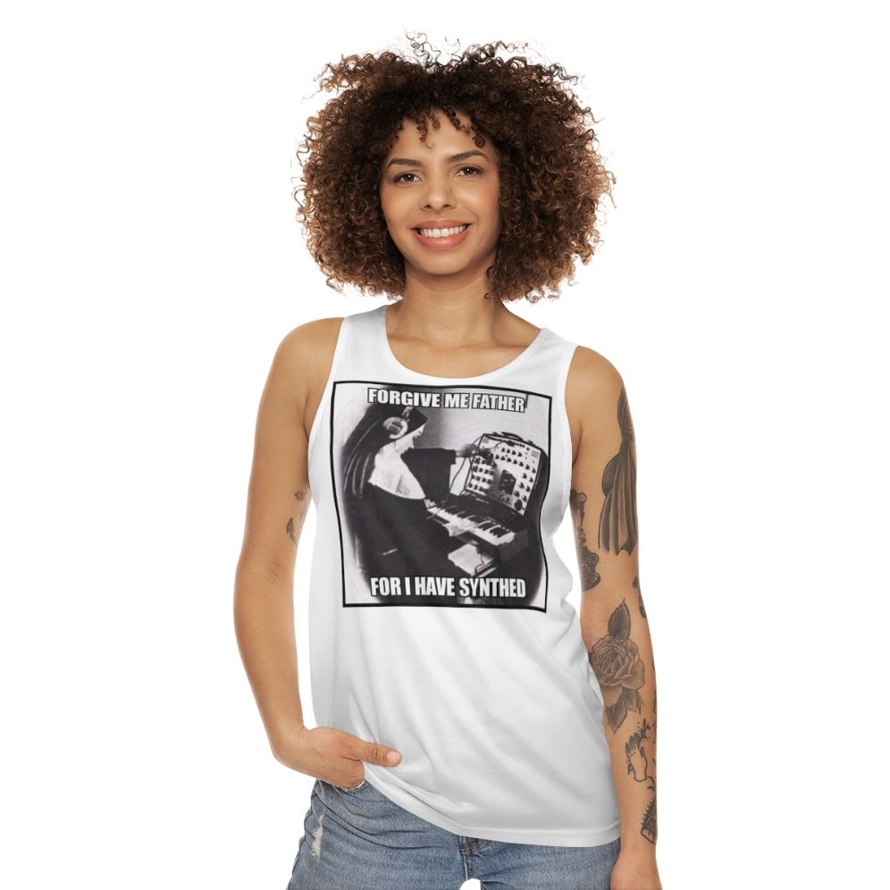 Unisex weekend music artist tank top with inspirational quote pun - women