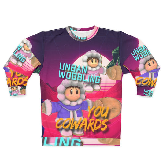 Unban Wobbling Ice Climbers Gaming Sweatshirt