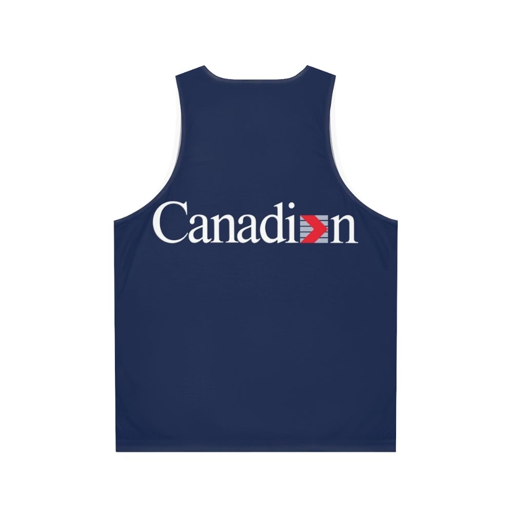 Vintage Canadian Airlines Logo Unisex Tank Top - Back