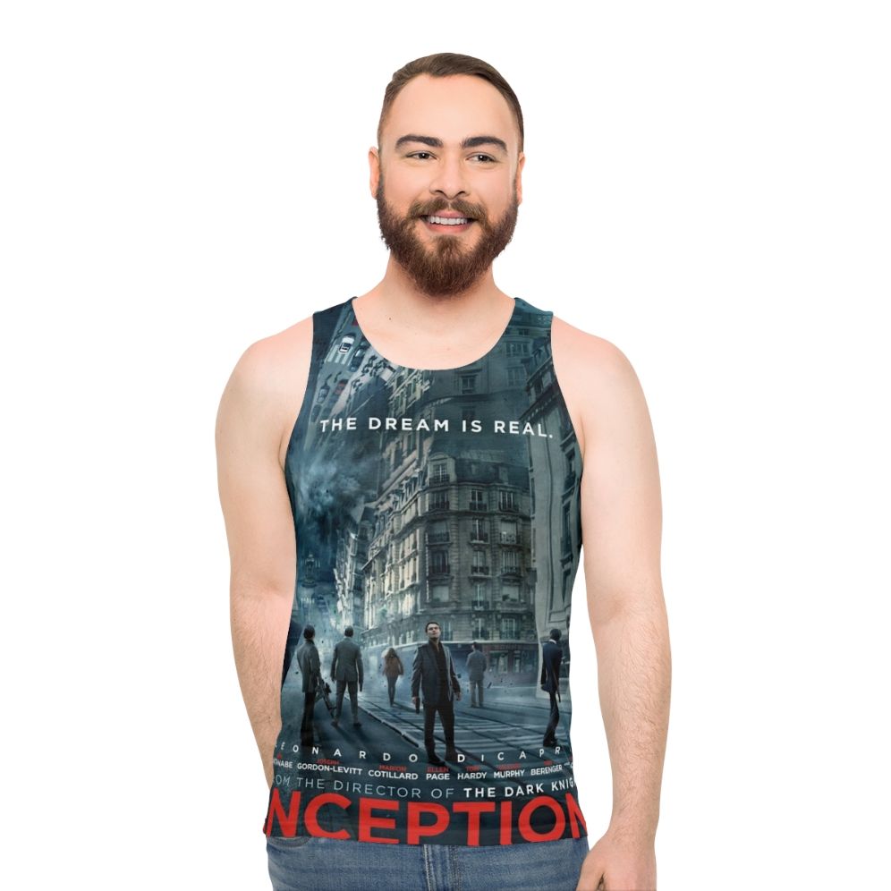 Unisex tank top inspired by the movie Inception - men