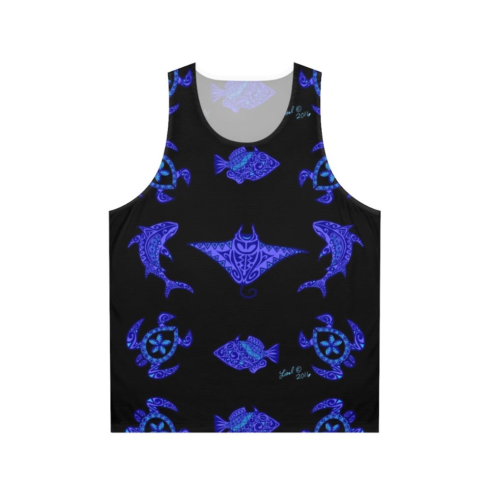 Unisex tank top featuring Hawaiian wildlife design