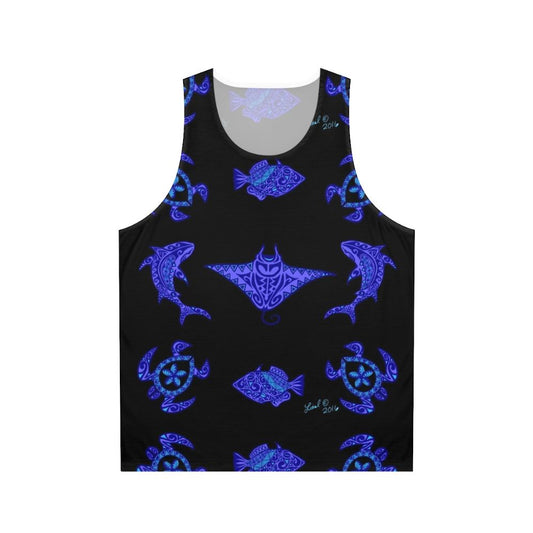 Unisex tank top featuring Hawaiian wildlife design