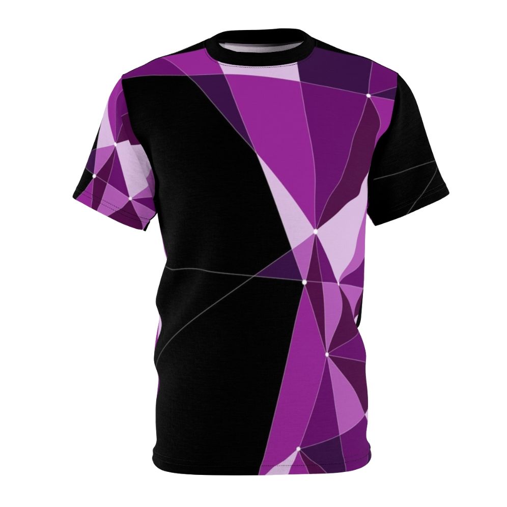 Melbourne V/Line Train Livery Inspired Geometric Triangle Pattern T-Shirt