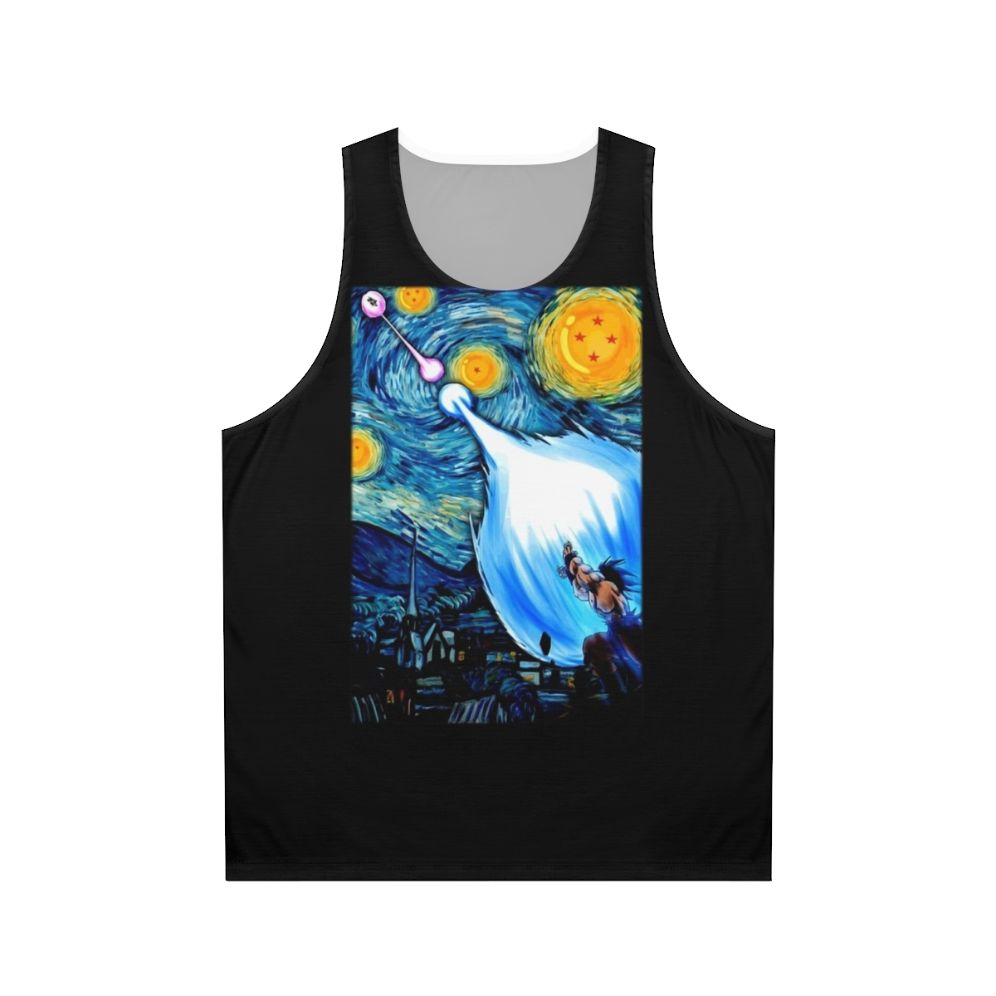 Goku vs Vegeta Dragon Ball Z Starry Night Unisex Tank Top