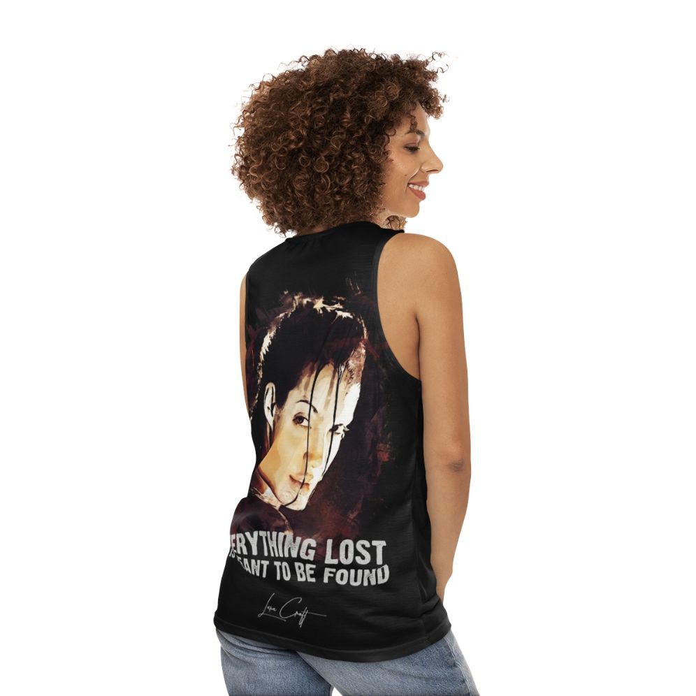 Angelina Jolie Tomb Raider Unisex Tank Top - women back