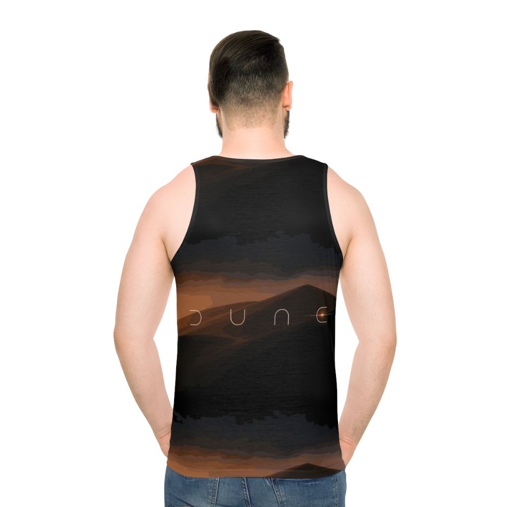 Dune landscape unisex tank top - men back