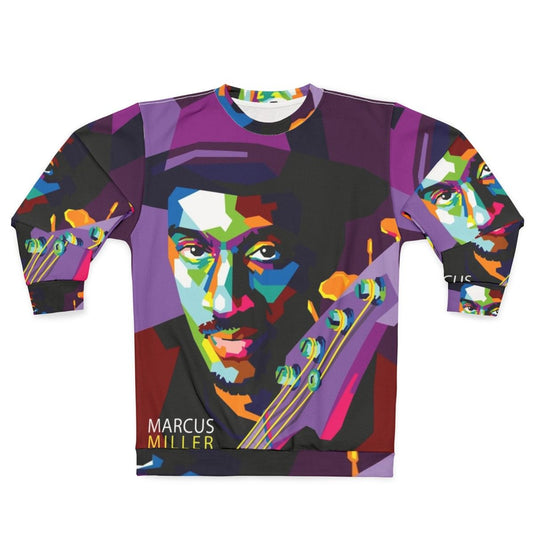 Marcus Miller Pop Art Illustration Sweatshirt