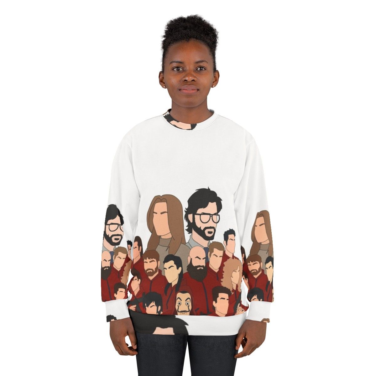 Money Heist Professor and The Cast Sweatshirt - women