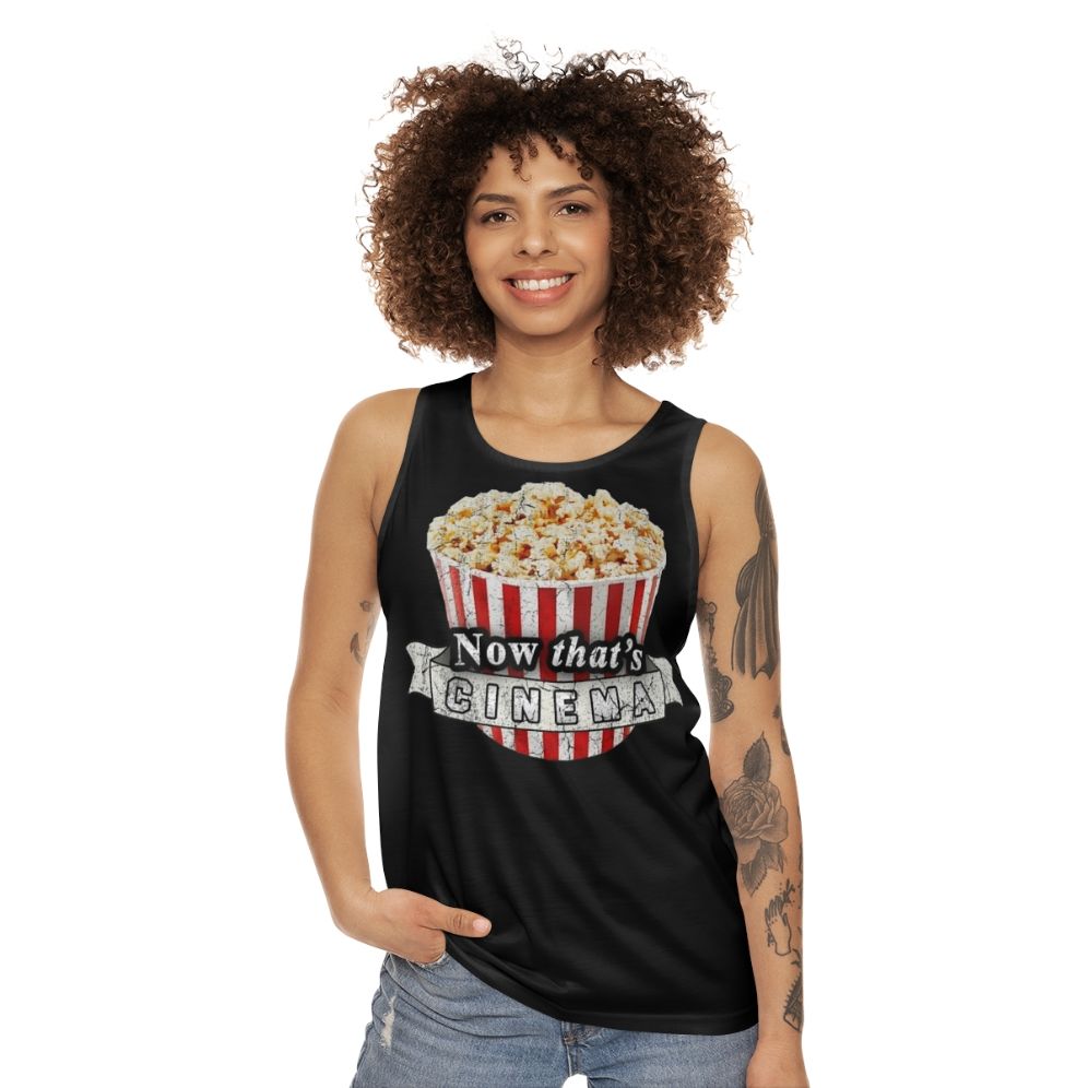 Unisex cinema-inspired tank top - women