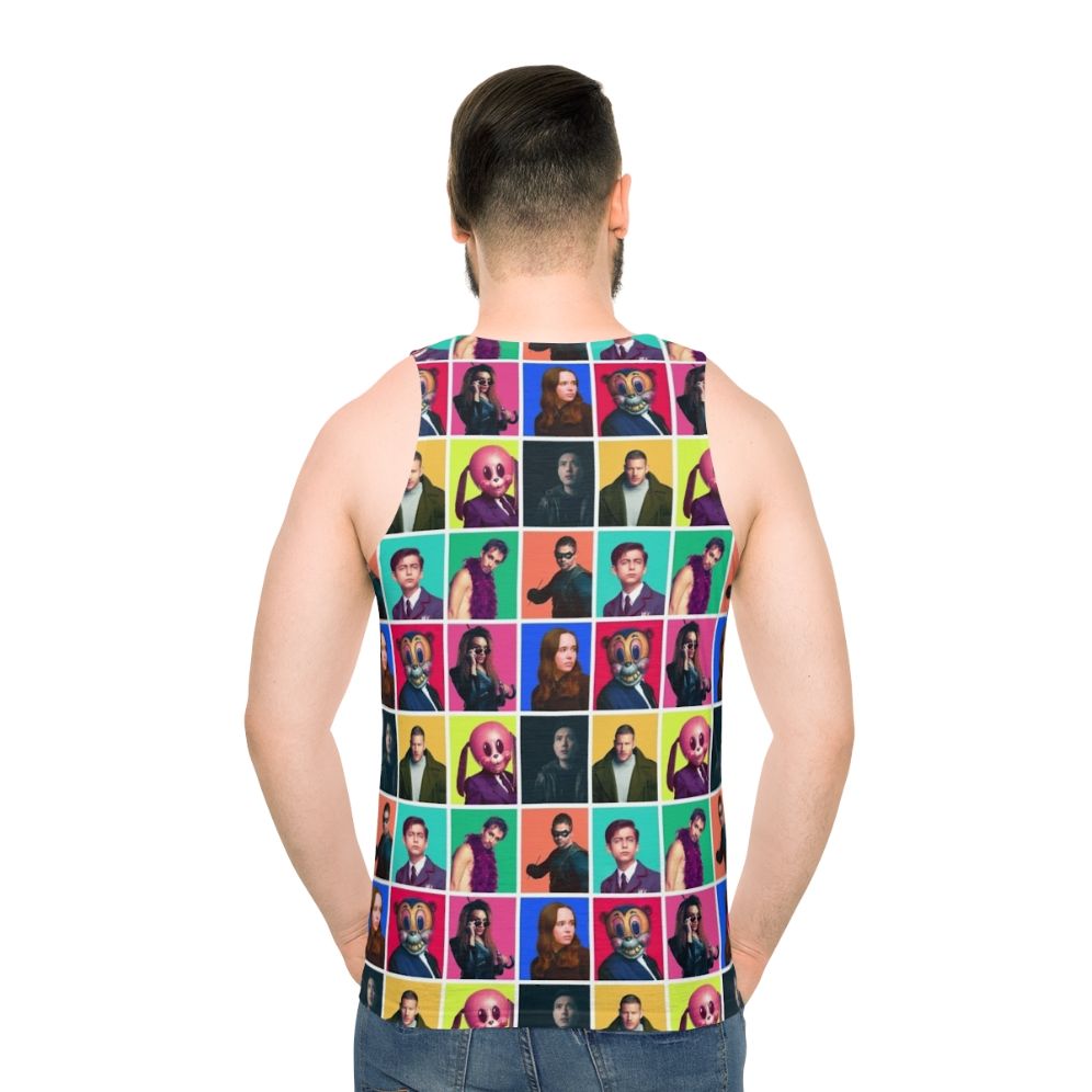 The Umbrella Academy Character Collage Unisex Tank Top - men back