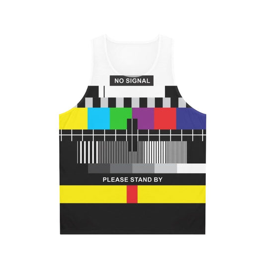 Retro TV No Signal Unisex Tank Top