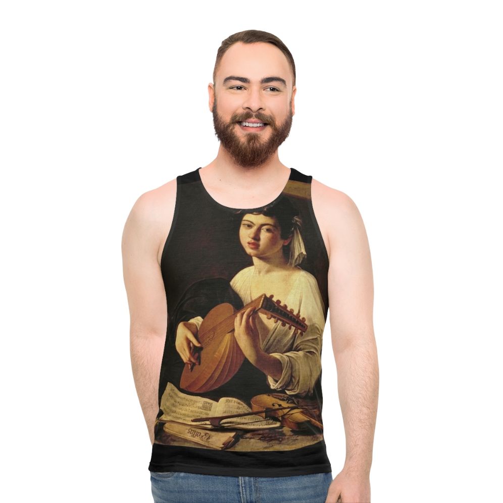 Caravaggio's "The Lute Player" Unisex Tank Top - men