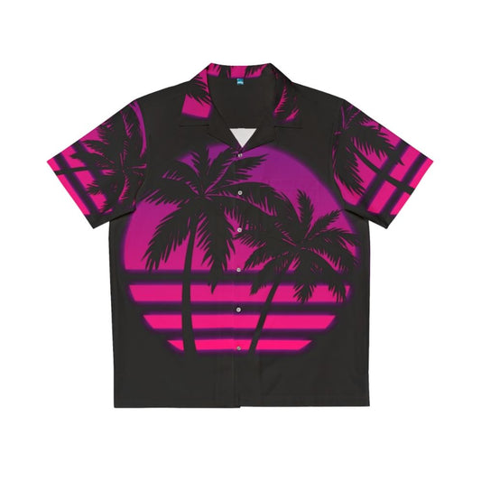 Miami Wave Retro Hawaiian Shirt