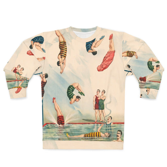 Vintage circus diver sweatshirt