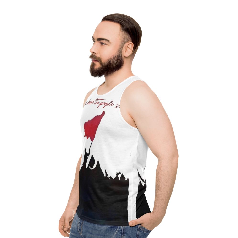 Les Miserables Broadway Musical Unisex Tank Top - men side