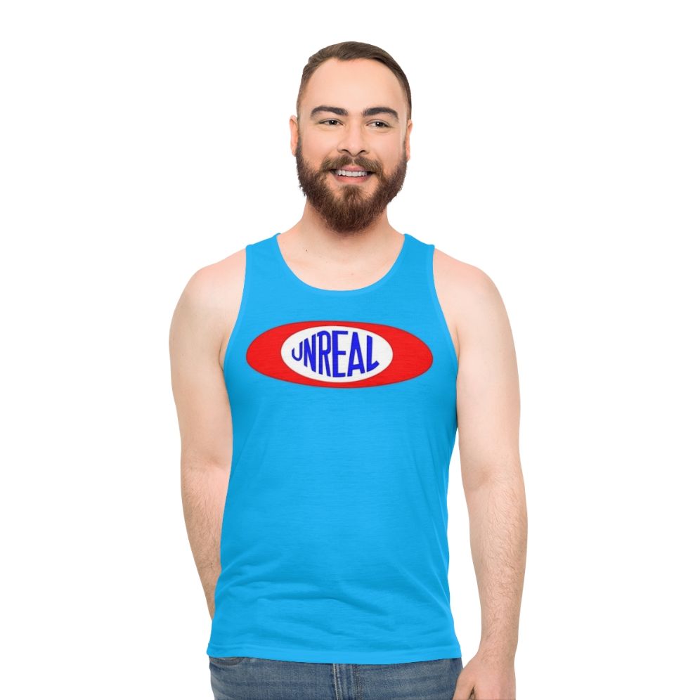 Retro-style "Game On" unisex tank top - men