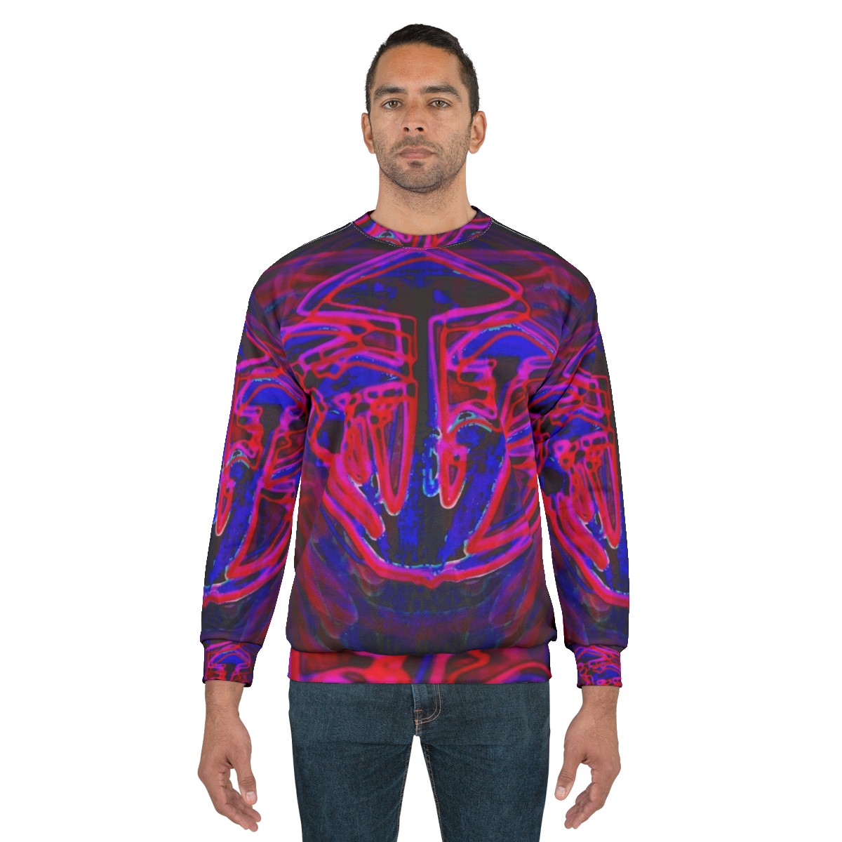 Neon Shrooms Sweatshirt - men