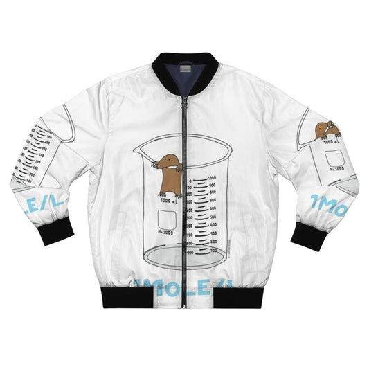 Mole Day Chemistry Bomber Jacket - Celebrate Avogadro's Day