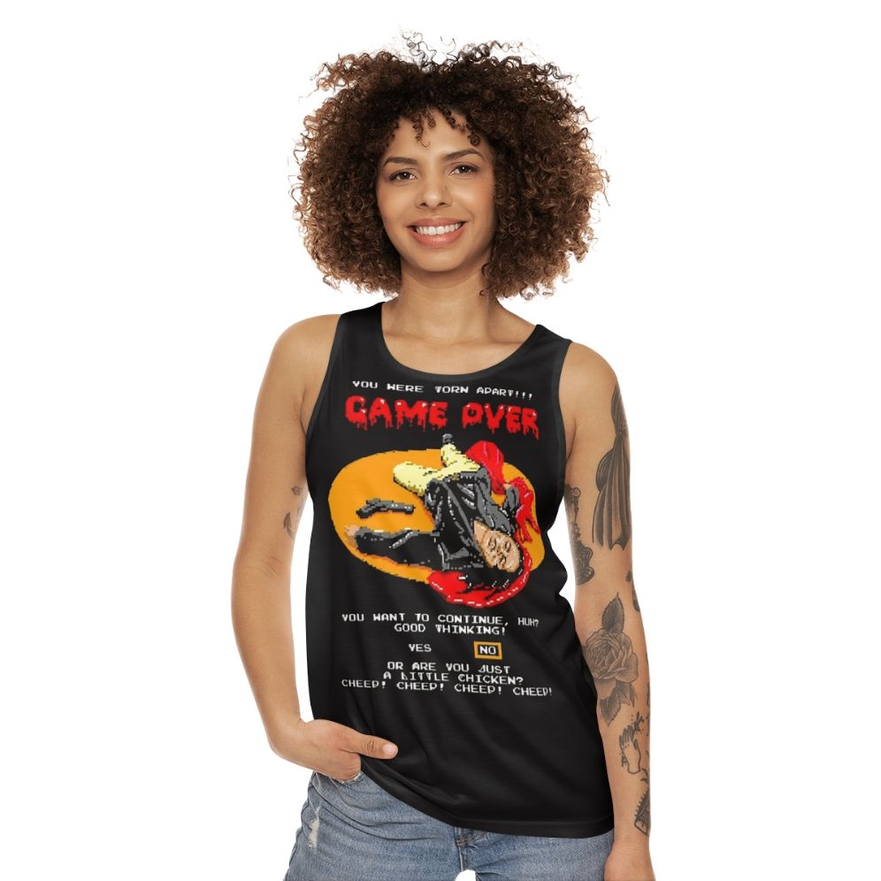 Torn Apart Unisex Tank Top featuring The Room movie design - women