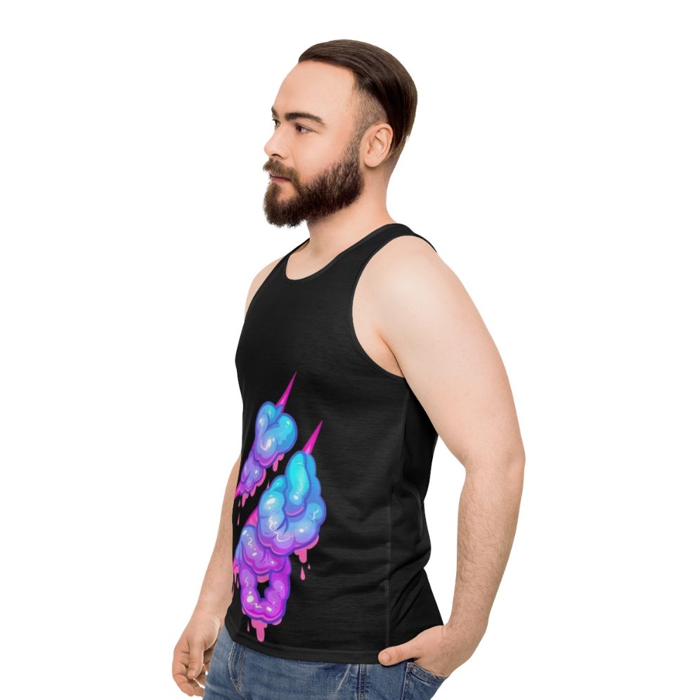 Pastel Goth Unisex Inside Out Tank Top - men side