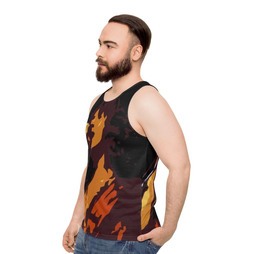 Jon Anderson Progressive Rock Unisex Tank Top - men side