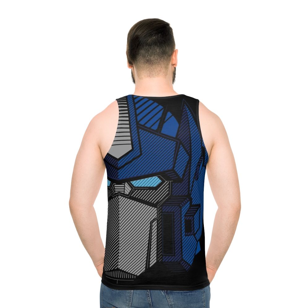 Vintage Transformer Optimus Prime Tank Top - men back