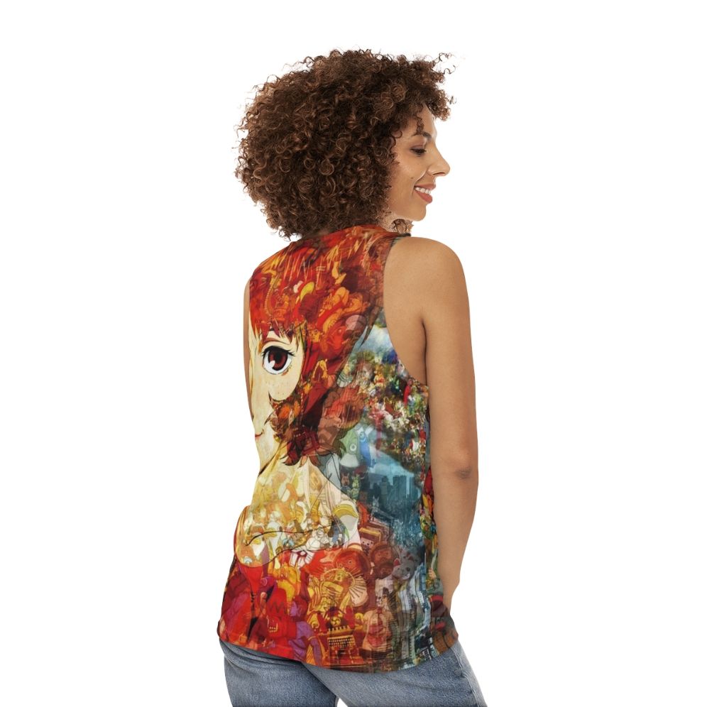 Paprika unisex anime inspired tank top - women back