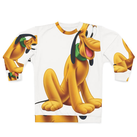 Mickey Mouse's Loyal Pet Dog Pluto on Sweatshirt