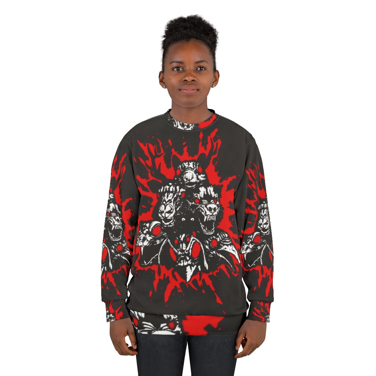 Inscryption Blood Totems Horror Sweatshirt - women