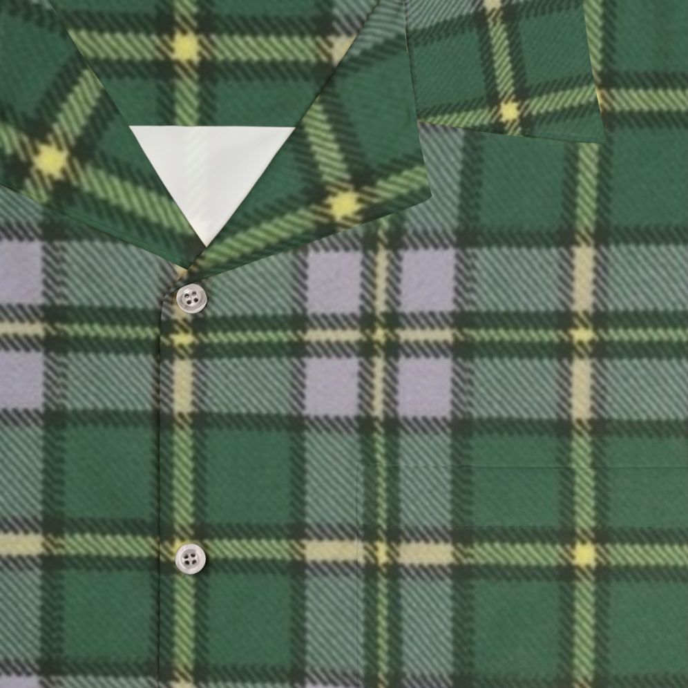 Cape Breton Island Tartan Hawaiian Shirt - Detail