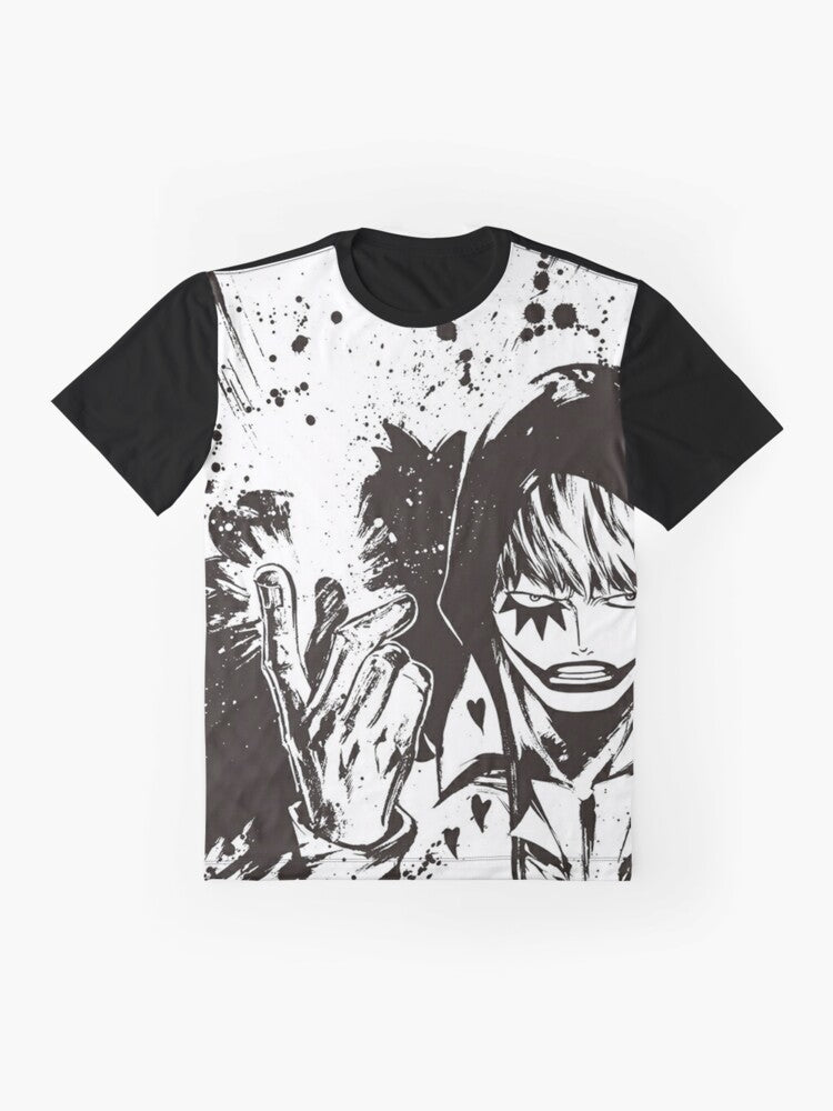 One Piece Corazon Anime Manga Graphic T-Shirt - Flat lay