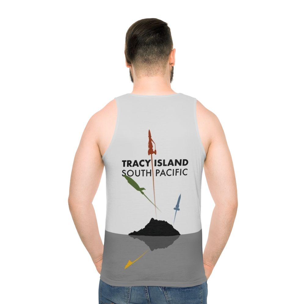 Thunderbirds art unisex tank top - men back