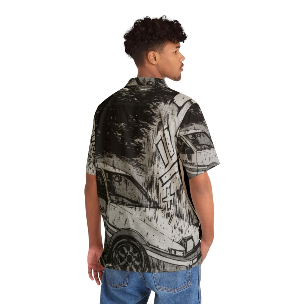 Initial D Toyota AE86 Drifting Hawaiian Shirt - People Back