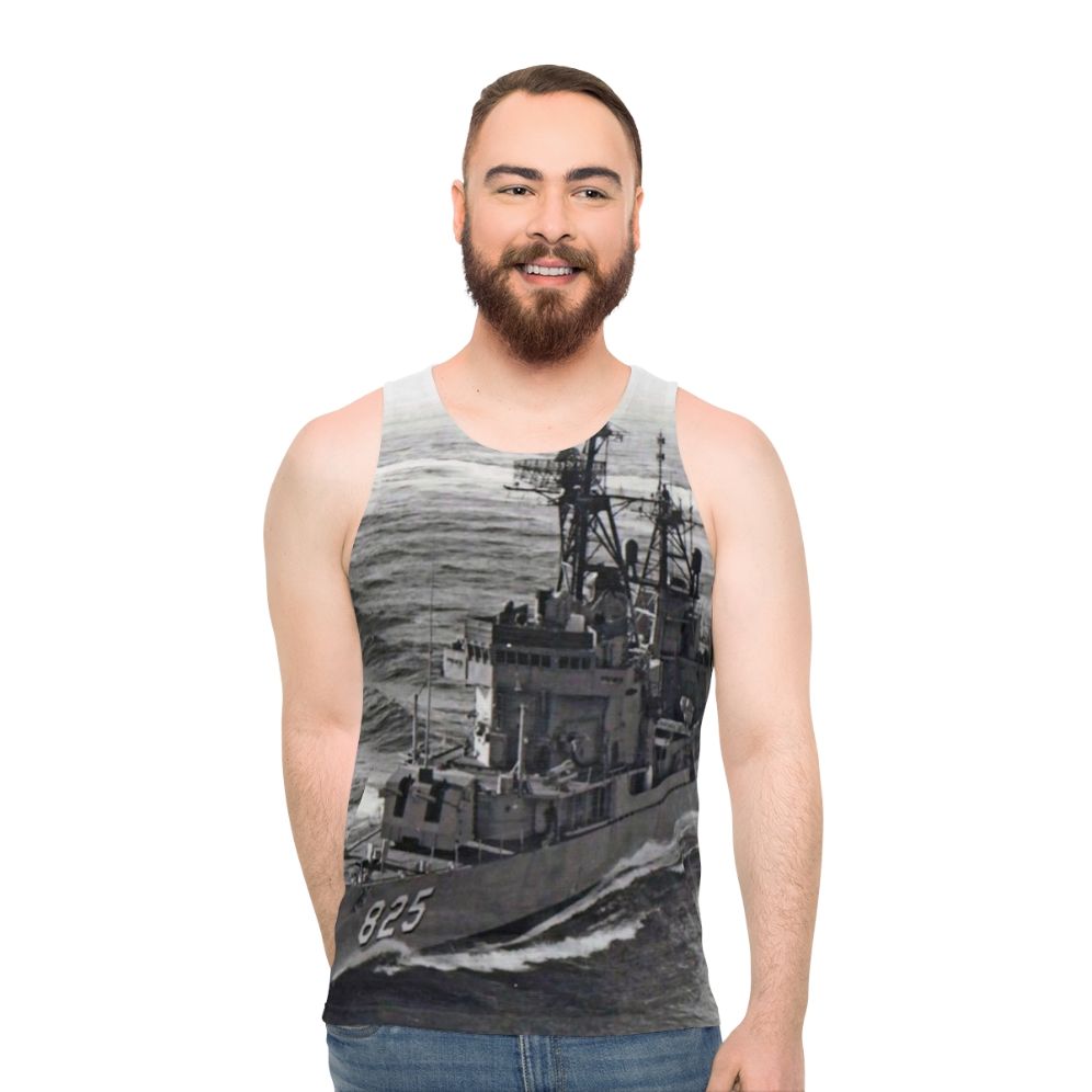 USS Carpenter DD-825 Navy Destroyer Unisex Tank Top - men