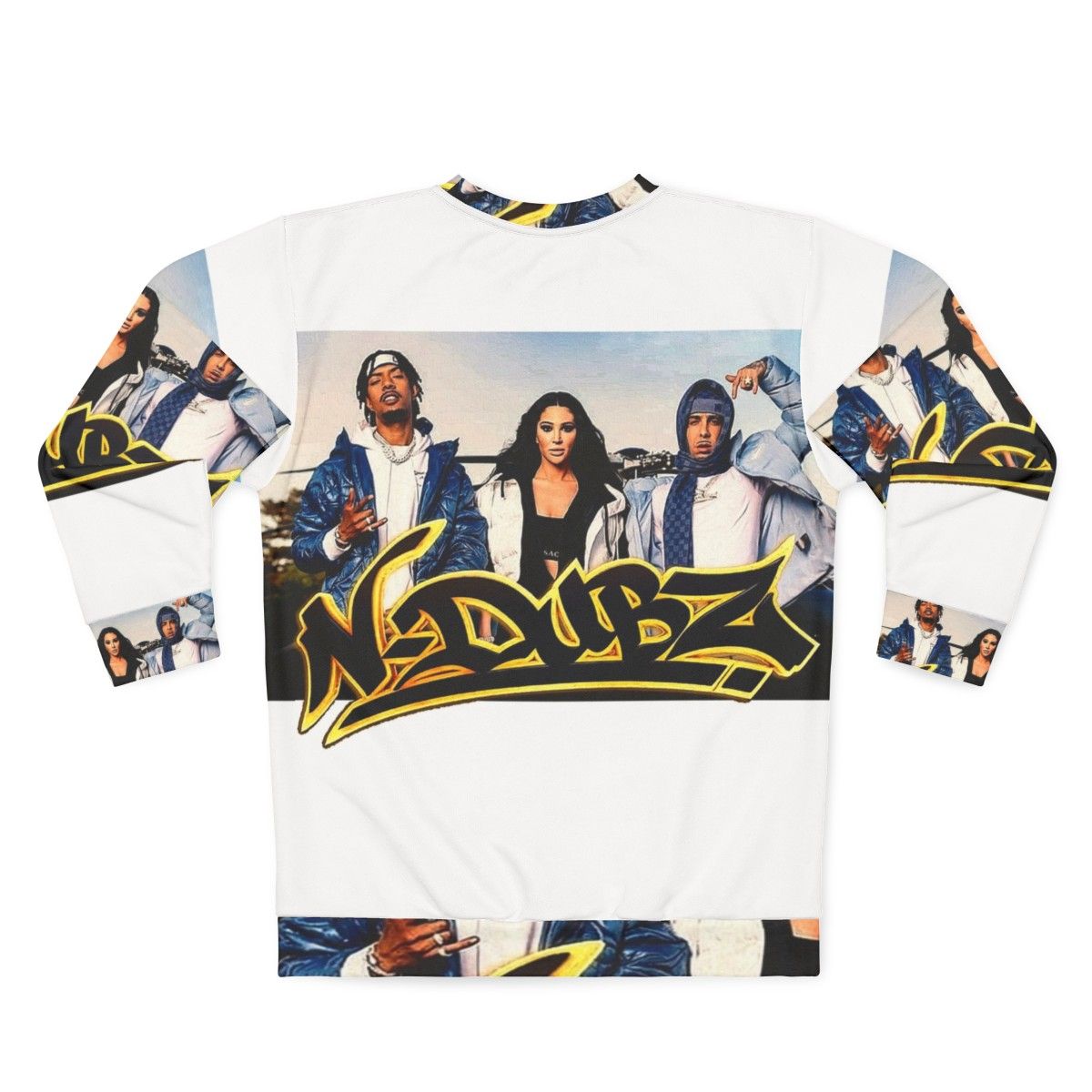 N Dubz Sweatshirt - Official Music Merchandise for Rap Fans - Back