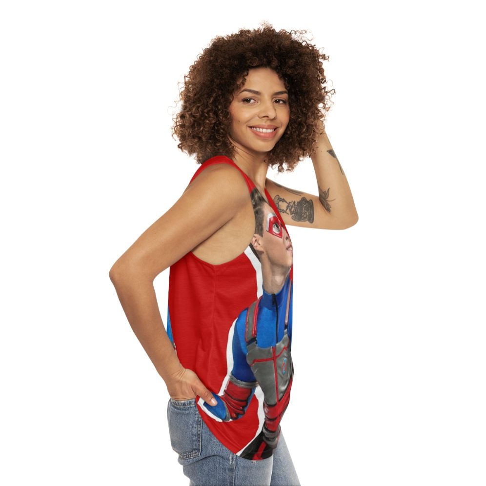 Kid Danger Action Hero Unisex Tank Top - women side