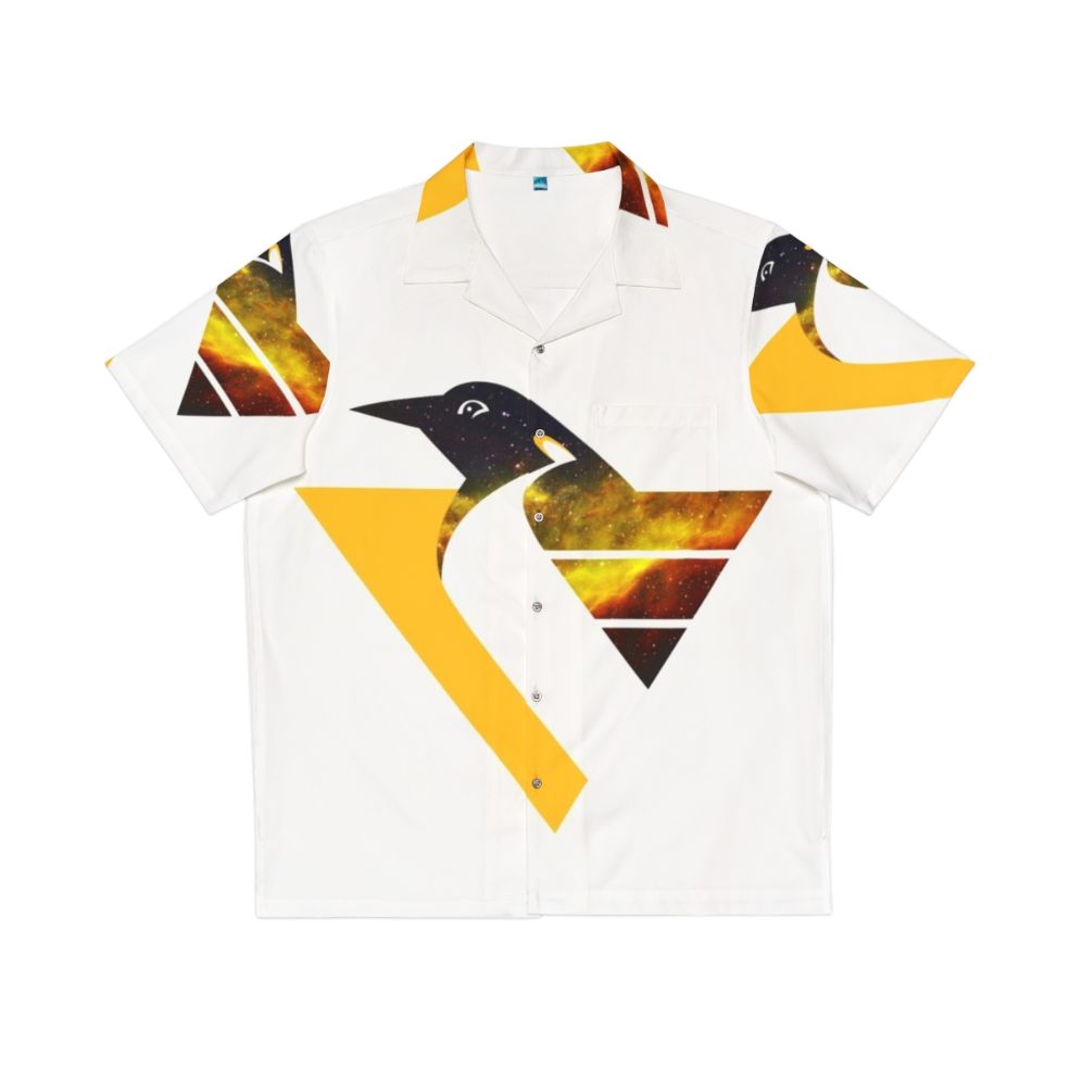 Nebula Penguins Throwback Hawaiian Shirt