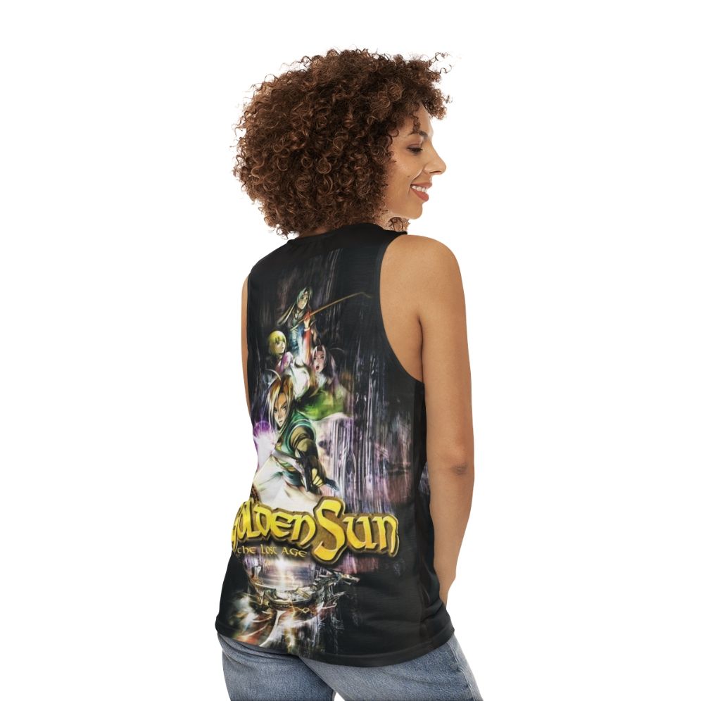 Unisex Golden Sun: The Lost Age Retro Gaming Tank Top - women back