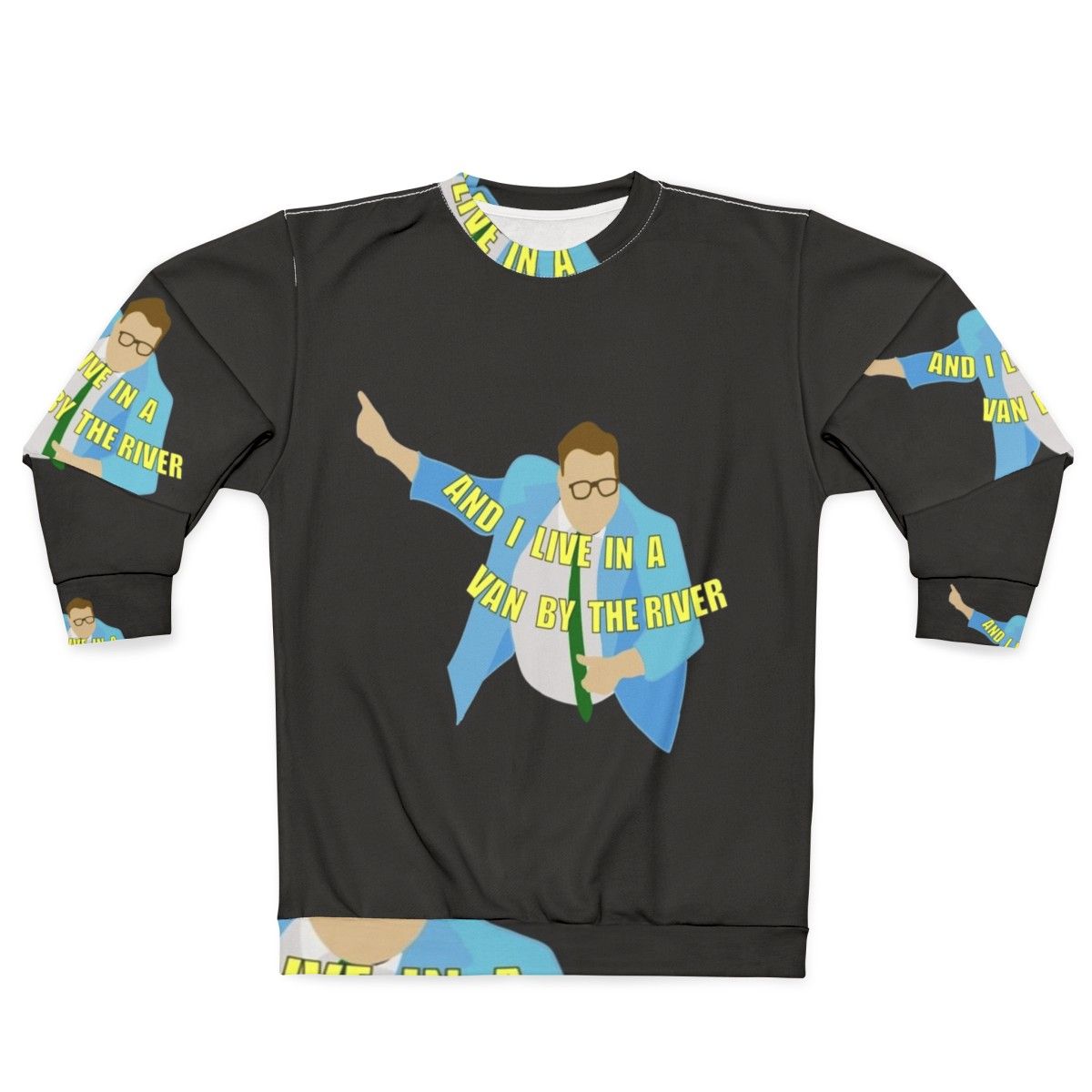 Chris Farley "Van Down By The River" Comedy Sweatshirt