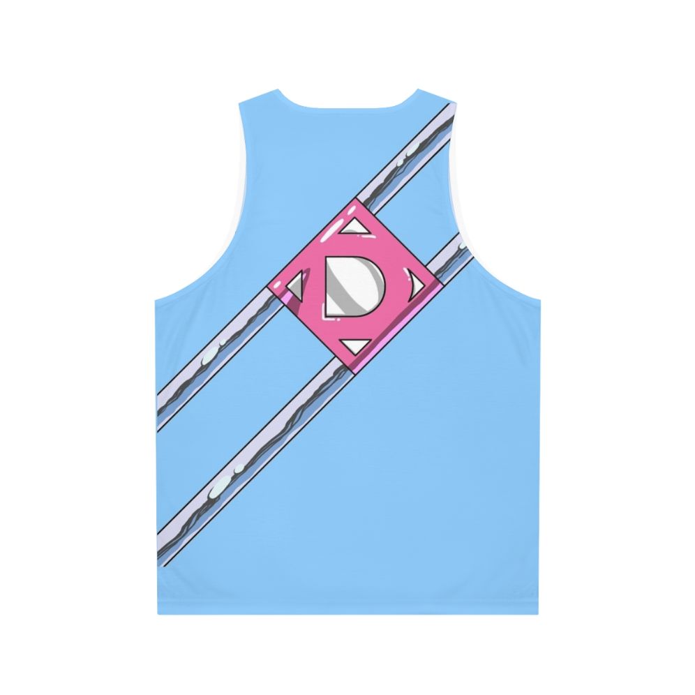 Diaperman superhero unisex tank top - Back