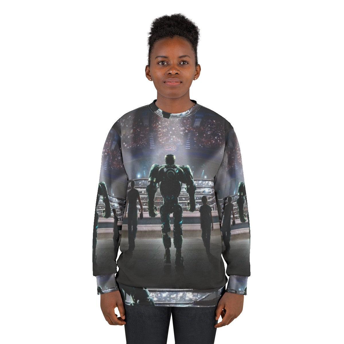 Real Steel Movie Graphic Print Sweatshirt - women