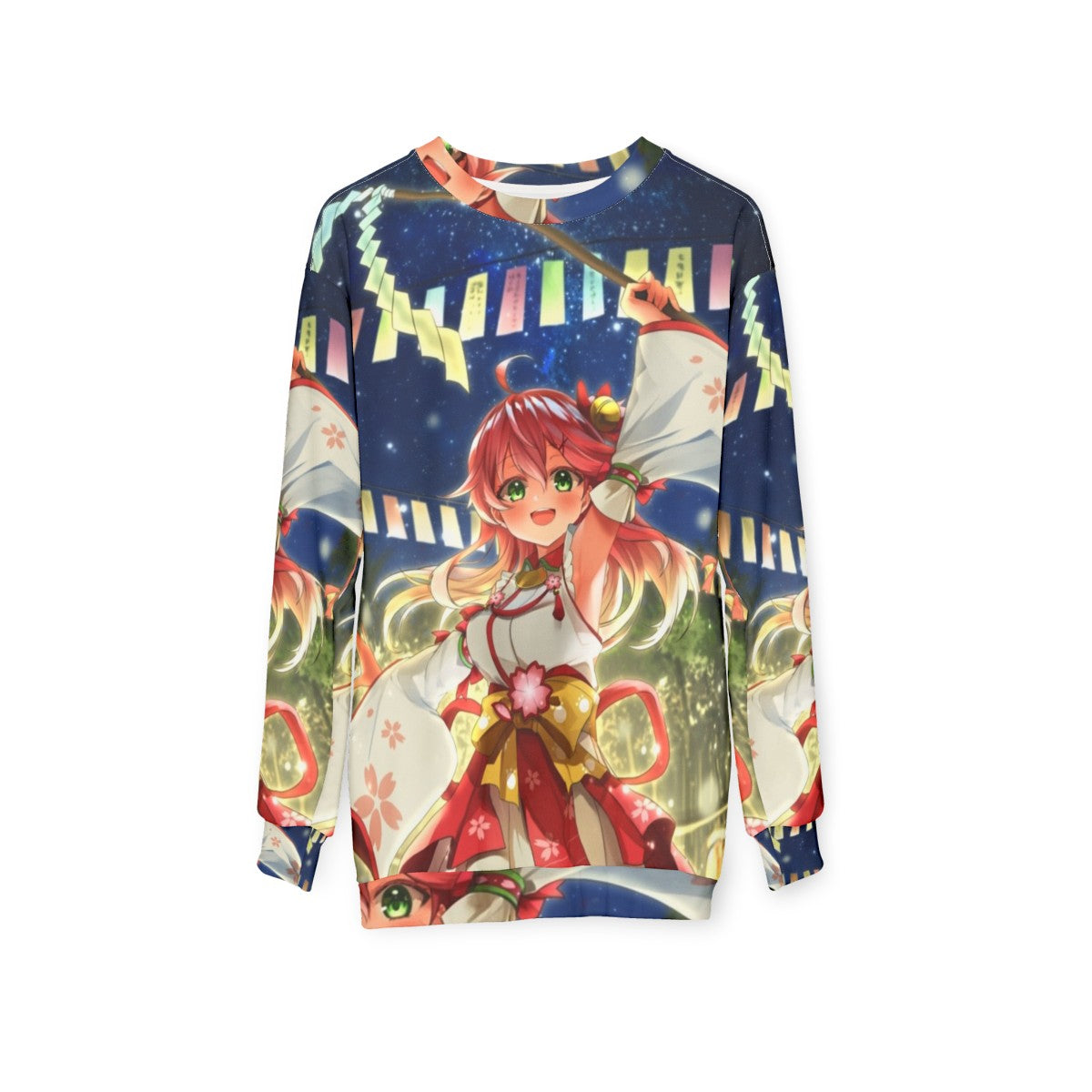 Sakura Miko Tanabata Hololive VTuber Sweatshirt - hanging