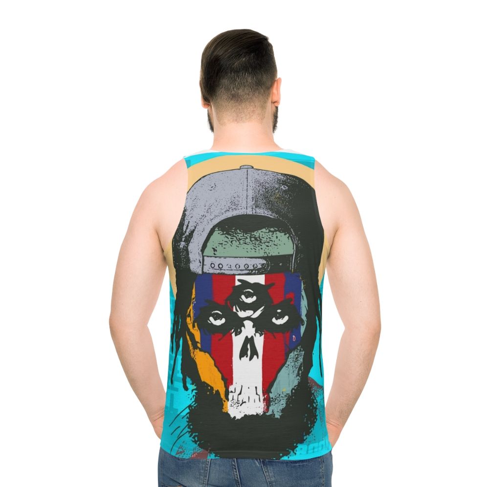 Eto and Flee Lord Rocamerikka Unisex Hip Hop Tank Top - men back