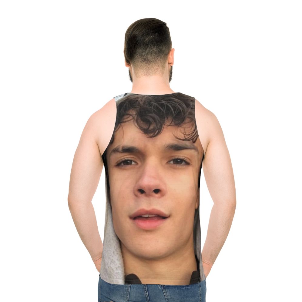 Benjamin Wadsworth Celebrity Unisex Tank Top - men back