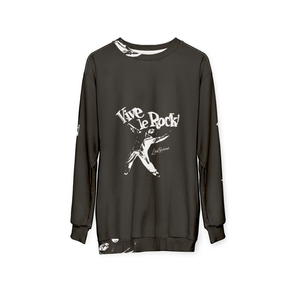 Little Richard Vive Le Rock Legend Sweatshirt - hanging