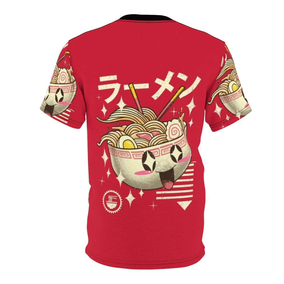 Kawaii ramen graphic design on a t-shirt - Back