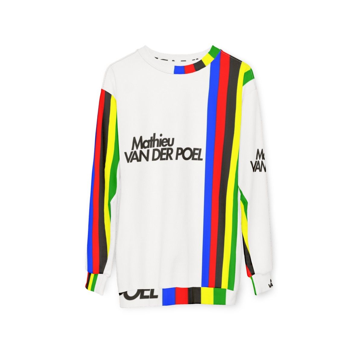 Mathieu Van Der Poel Cycling World Champs Sweatshirt - hanging